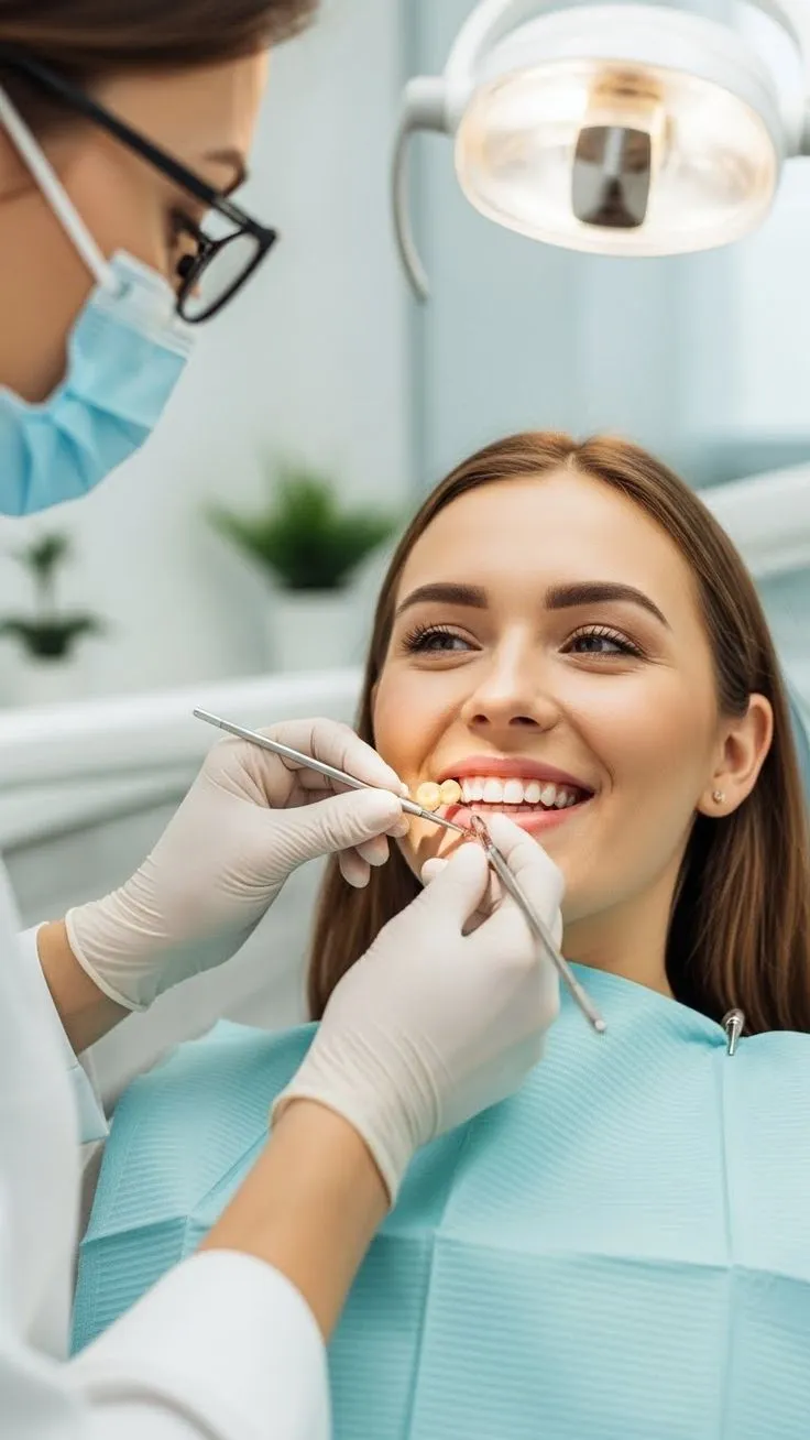 Smiling patient during an orthodontic consultation