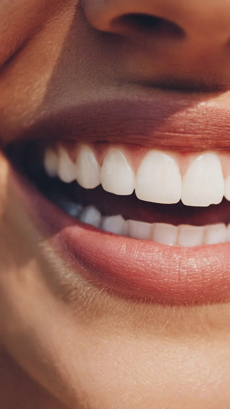 Straight, bright smile after treatment